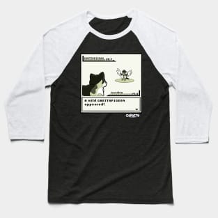 A Wild Ghetto Pigeon Appears! Baseball T-Shirt